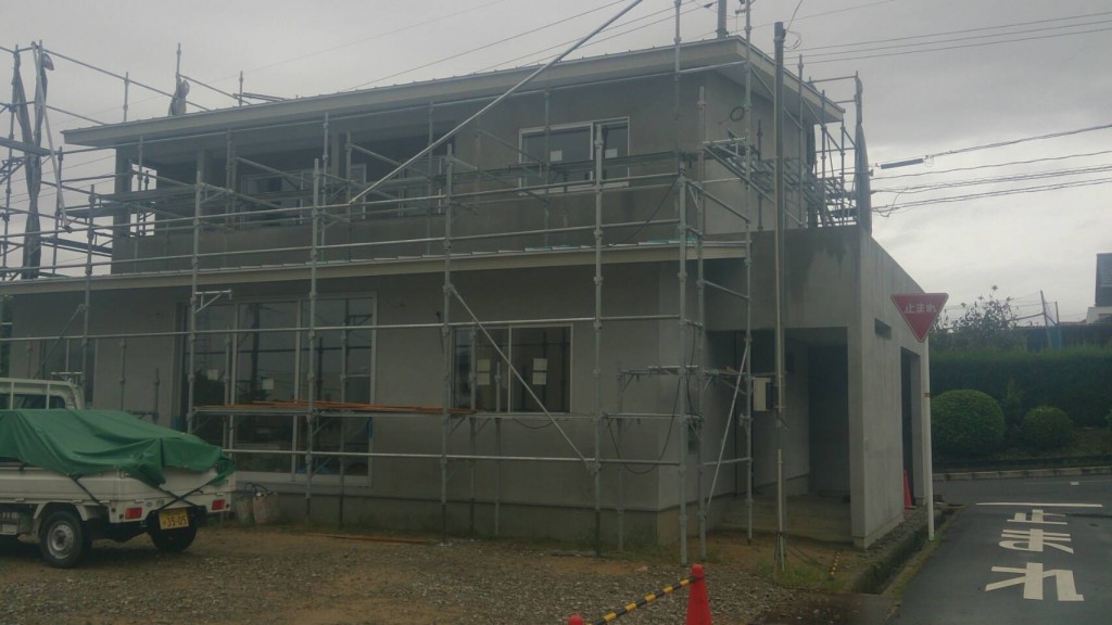 早島町新築工事　全体の写真